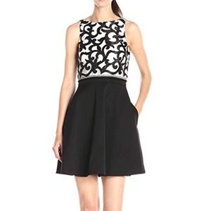 Aidan Mattox Pop Over Top Dress